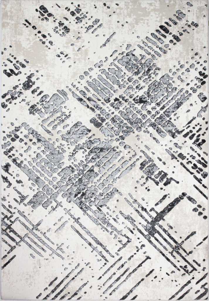 Bashian Positano P141-PS508 Ivory/Grey Area Rug