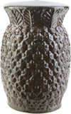Surya Palm PAA-876 Vase Stool 12.6 X 12.6 X 18.5 inches