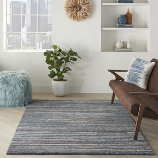 Nourison Plateau PAE01 Blue Area Rug