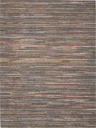 Nourison Plateau PAE01 Grey/Flame Area Rug