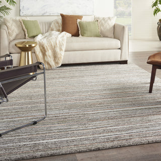 Nourison Plateau PAE01 Grey/Green Area Rug