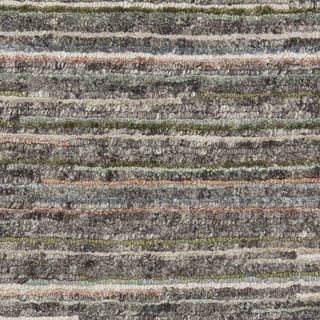 Nourison Plateau PAE01 Grey/Green Area Rug