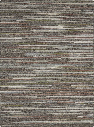 Nourison Plateau PAE01 Grey/Green Area Rug