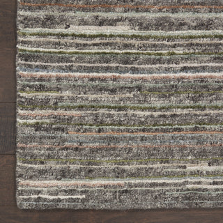 Nourison Plateau PAE01 Grey/Green Area Rug