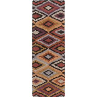 Surya Paria PAI-6000 Rust Area Rug 2'6'' x 8' Runner