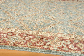 Momeni Palace PC-09 Blue Area Rug Corner Shot