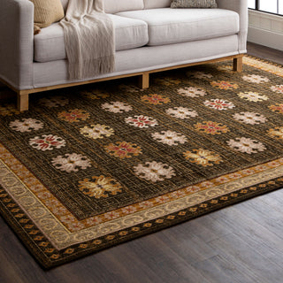 Karastan Bedouin Palataka Gold Area Rug Lifestyle Image Feature