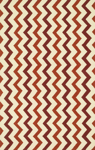 Loloi Palm Springs PM-02 Red / Rust Area Rug by Dann Foley Main