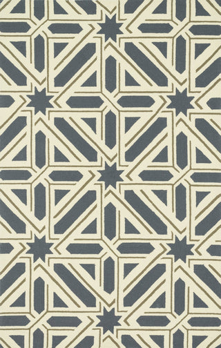 Loloi Palm Springs PM-04 Slate / Taupe Area Rug by Dann Foley Main