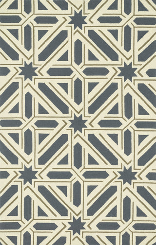 Loloi Palm Springs PM-04 Slate / Taupe Area Rug by Dann Foley main image