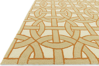 Loloi Palm Springs PM-06 Beige / Orange Area Rug by Dann Foley Corner Shot Feature