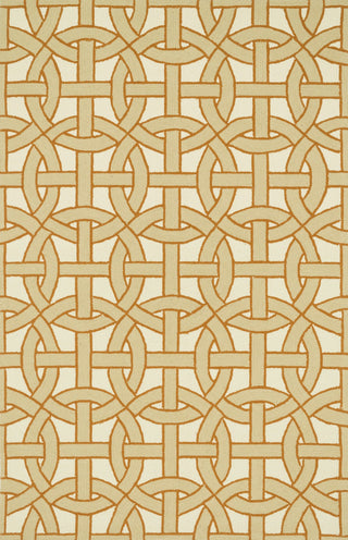 Loloi Palm Springs PM-06 Beige / Orange Area Rug by Dann Foley main image