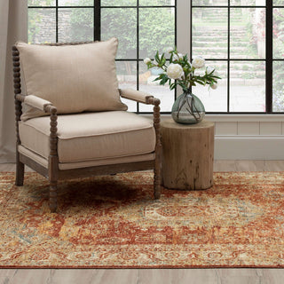 Karastan Marash Palu Rust Area Rug Lifestyle Image