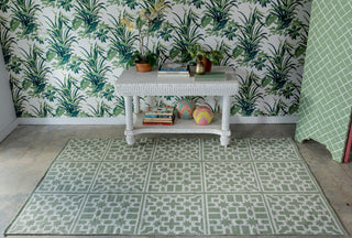 Momeni Palm Beach PAM-1 Green Area Rug by MADCAP Main Image Feature