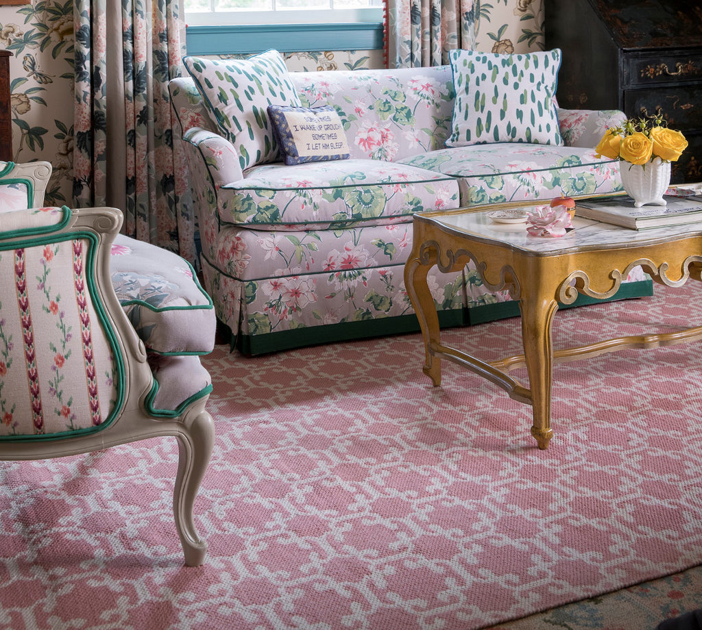Momeni Palm Beach PAM-2 Pink Area Rug by MADCAP Main Image Feature