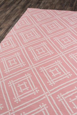 Momeni Palm Beach PAM-3 Pink Area Rug by MADCAP Corner Image