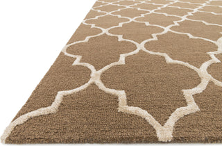 Loloi Panache PC-01 Brown / Beige Area Rug Corner Shot Feature