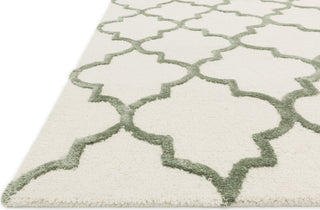 Loloi Panache PC-01 Ivory / Sage Area Rug Corner Shot Feature