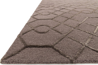 Loloi Panache PC-03 Raisin / Coffee Area Rug Corner Shot Feature