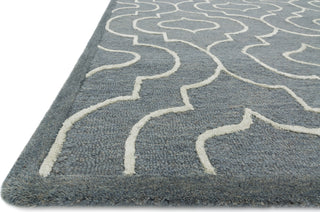 Loloi Panache PC-09 Grey / Ivory Area Rug Corner Shot Feature