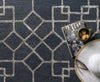 Loloi Panache PC-11 Charcoal / Silver Area Rug Runner Image Feature