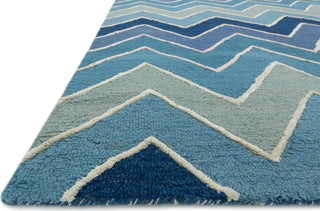 Loloi Panache PC-14 Blue / Multi Area Rug Corner Shot