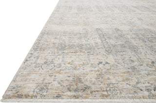 Loloi Pandora PAN-02 Ivory/Mist Area Rug Corner 