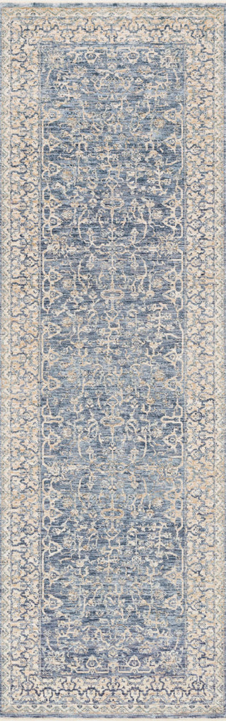 Loloi Pandora PAN-04 Dark Blue/Ivory Area Rug 2'6''x 8'0'' Runner