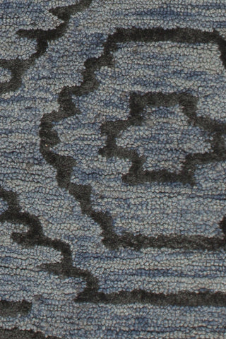 Chandra Paola PAO-41402 Blue/Black Area Rug Close Up