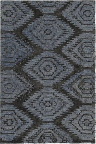 Chandra Paola PAO-41402 Blue/Black Area Rug main image