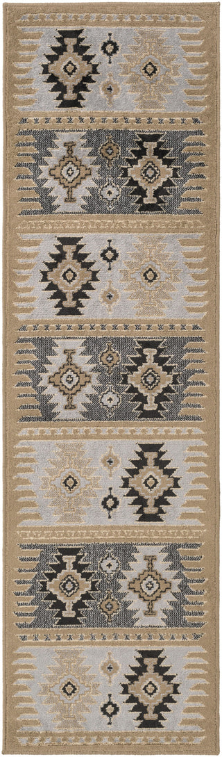 Surya Paramount PAR-1045 Taupe Machine Loomed Area Rug 2'2'' X 7'6'' Runner