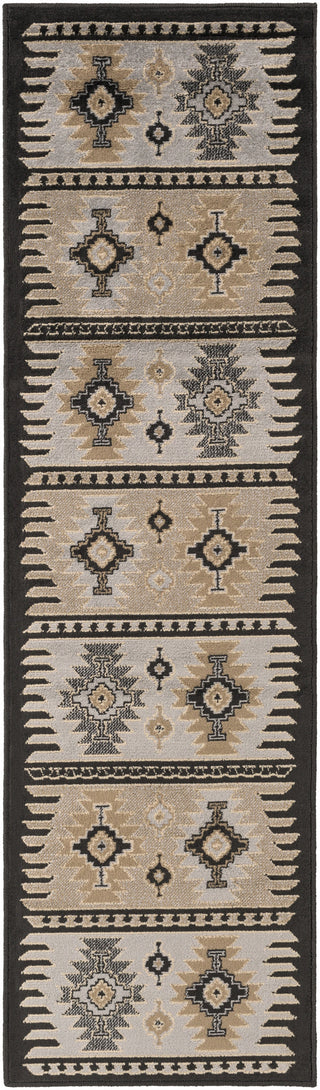 Surya Paramount PAR-1046 Light Gray Machine Loomed Area Rug 2'2'' X 7'6'' Runner