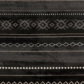 Surya Paramount PAR-1047 Black Machine Loomed Area Rug Sample Swatch