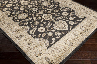 Surya Paramount PAR-1058 Charcoal Machine Loomed Area Rug Corner Shot