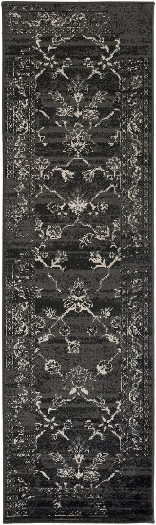 Paramount PAR-1063 Black Machine Woven Area Rug by Surya 2'2'' X 7'6'' Runner