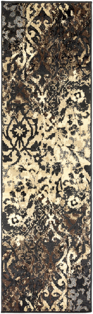 Paramount PAR-1066 Black Machine Woven Area Rug by Surya 2'2'' X 7'6'' Runner