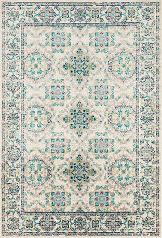 Paramount PAR-1099 Teal Aqua Lime Dark Blue Light Gray Cream Area Rug by Surya main image