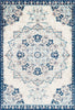 Surya Paramount PAR-1111 Aqua Dark Blue Cream Light Gray Area Rug main image