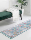 Unique Loom Paragon T-PRGN1 Aqua and Blue Area Rug Runner Lifestyle Image