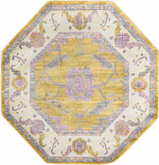 Unique Loom Paragon T-PRGN1 Green Area Rug Octagon Top-down Image