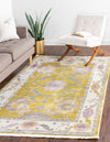 Unique Loom Paragon T-PRGN1 Green Area Rug Rectangle Lifestyle Image