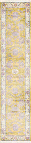 Unique Loom Paragon T-PRGN1 Green Area Rug Runner Top-down Image