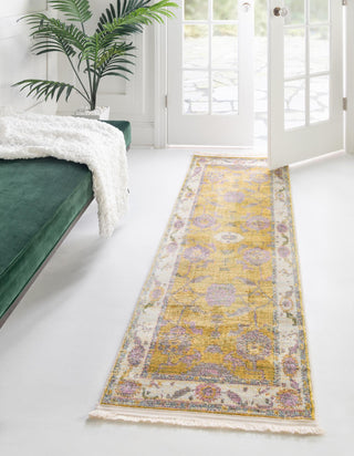 Unique Loom Paragon T-PRGN1 Green Area Rug Runner Lifestyle Image