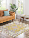 Unique Loom Paragon T-PRGN1 Green Area Rug Square Lifestyle Image