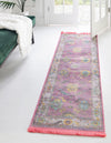 Unique Loom Paragon T-PRGN1 Pink Area Rug Runner Lifestyle Image
