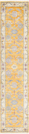 Unique Loom Paragon T-PRGN1 Yellow Area Rug Runner Top-down Image