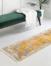 Unique Loom Paragon T-PRGN1 Yellow Area Rug Runner Lifestyle Image