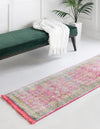Unique Loom Paragon T-PRGN4 Pink Area Rug Runner Lifestyle Image