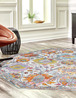 Unique Loom Paragon T-PRGN6 Multi Area Rug Octagon Lifestyle Image Feature