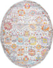 Unique Loom Paragon T-PRGN6 Multi Area Rug Oval Top-down Image